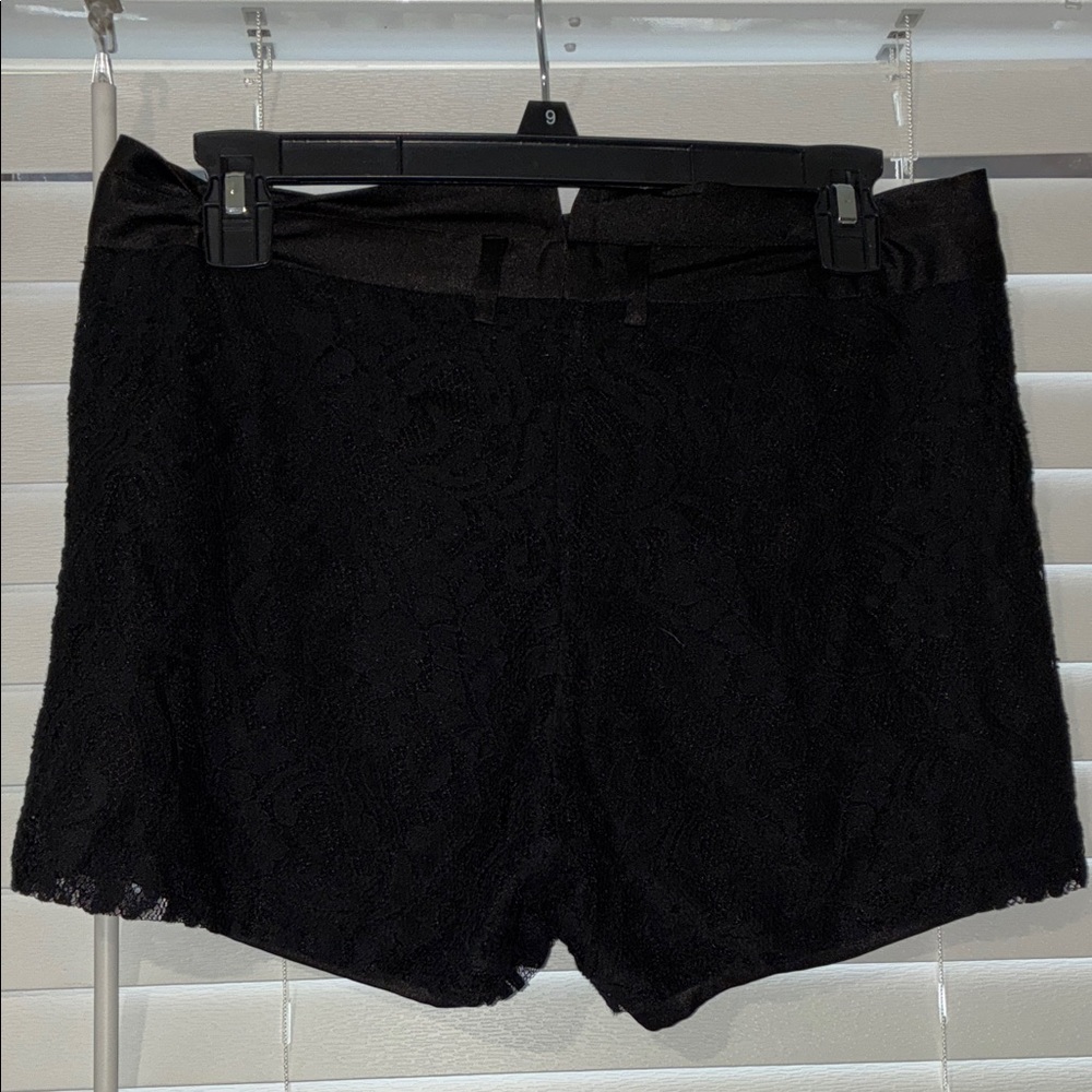 Aqua Black High Waist Women's Shorts - Picture 6 of 11